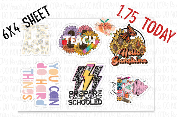 Teacher stickers