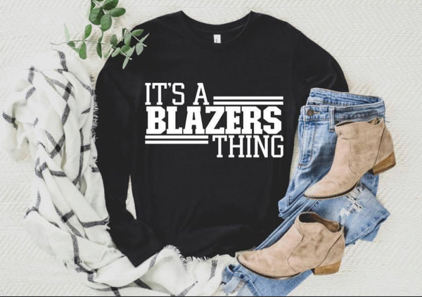 Blazers thing mascot
