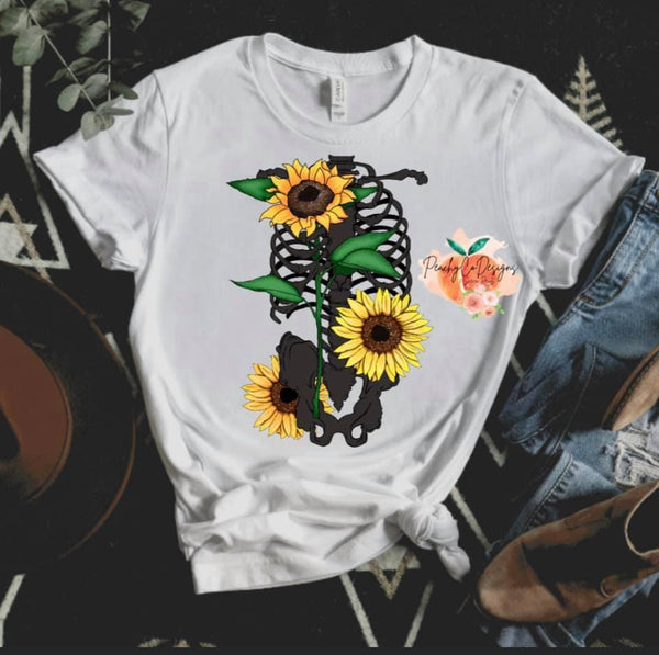 Sunflower skeleton high heat