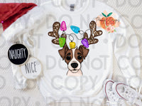 Jack Russel Christmas DTF