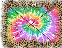 full page leopard tie dye sublimation