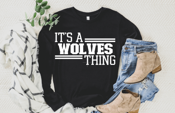 wolves thing mascot