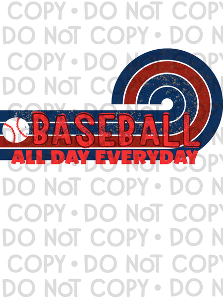 Baseball all day digital download