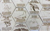 Sea token set of 10 THT