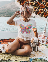 Floral Butterfly DTF