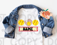 Toddler softball custom DTF 2.10