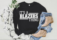 Blazers thing mascot