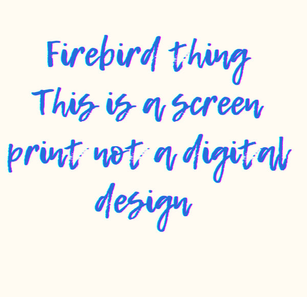 Firebird thing mascot in production